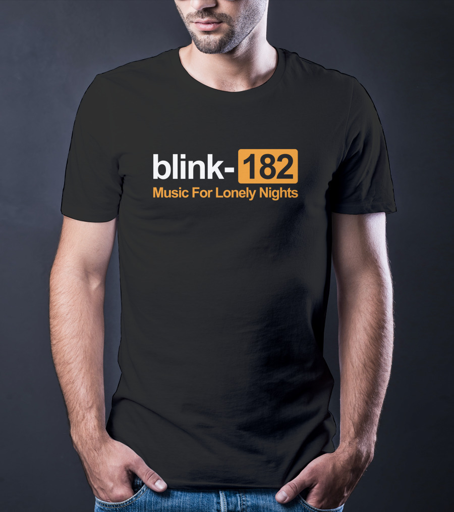 Blink-182 Music For Lonely Nights Nostalgic Alternative Rock Vibes T-Shirt