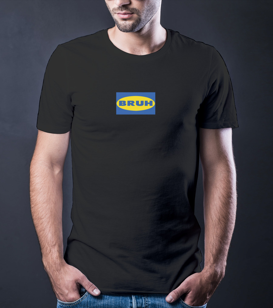Bruh IKEA Logo Parody Seth Everman Represent T-Shirt