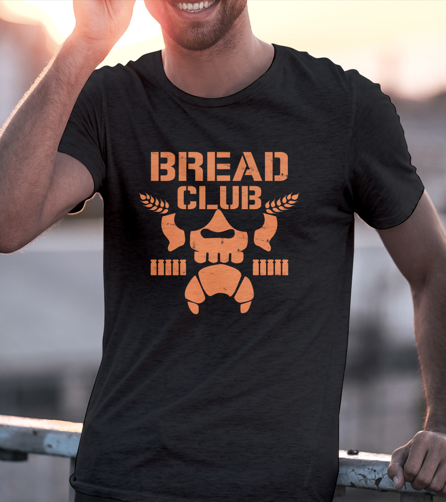 Bread Club Skull Bread Satoshi Kojima T-Shirt