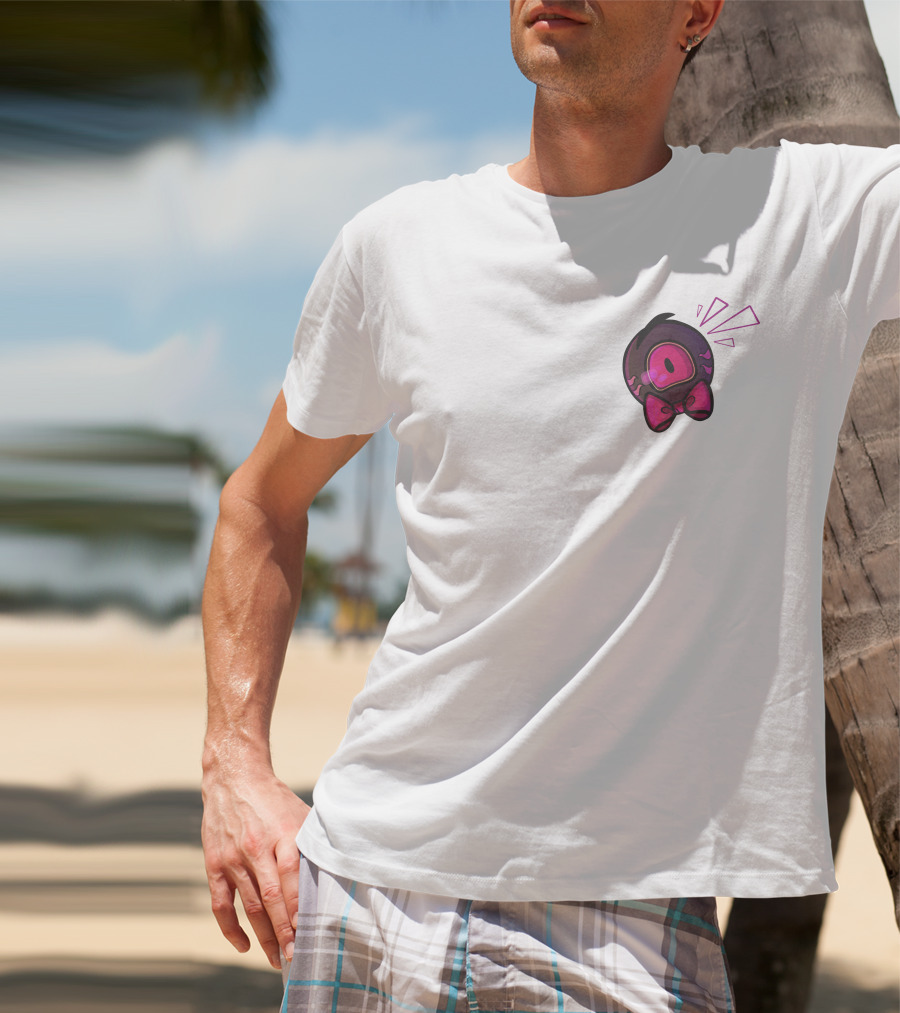 Kaden Shop Merch Fancy Eye Pink Bow Character T-Shirt