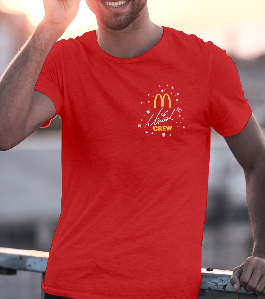 Mariah Crew McDonald's Logo Christmas T-Shirt