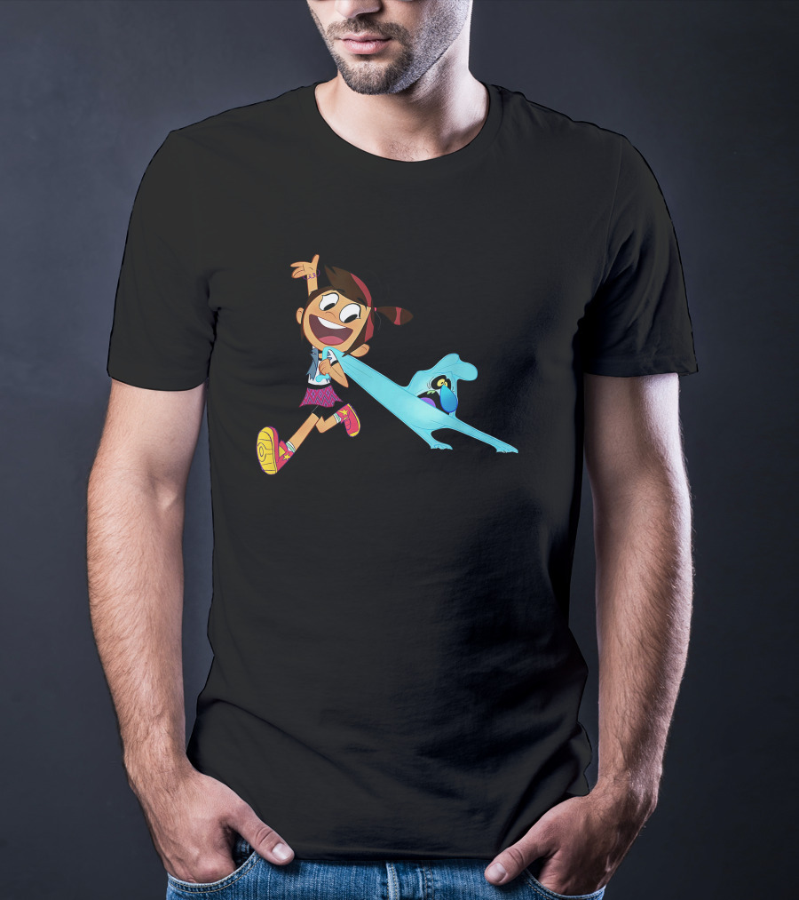 Disney Channel The Ghost And Molly McGee Characters Playful Animation T-Shirt