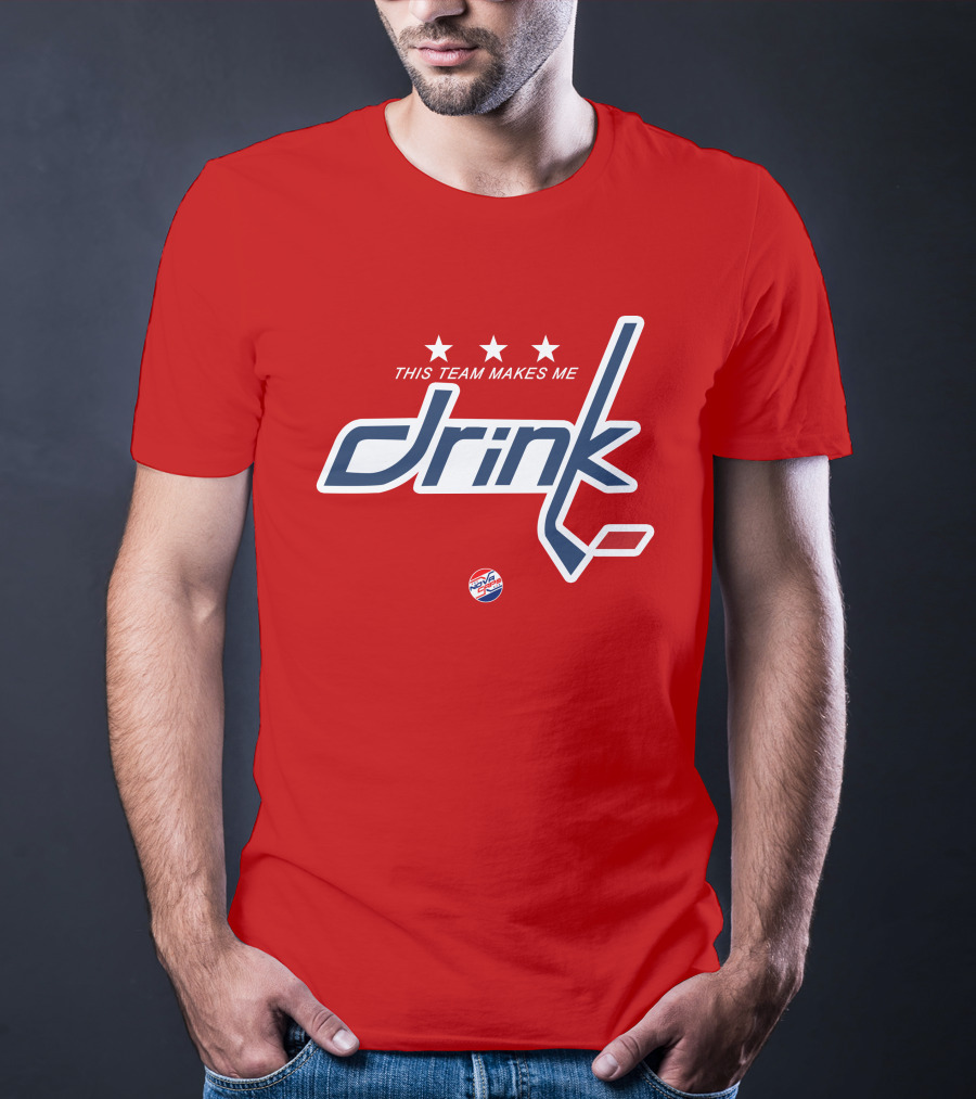 Nova Caps Hockey This Team Makes Me Drink T-Shirt