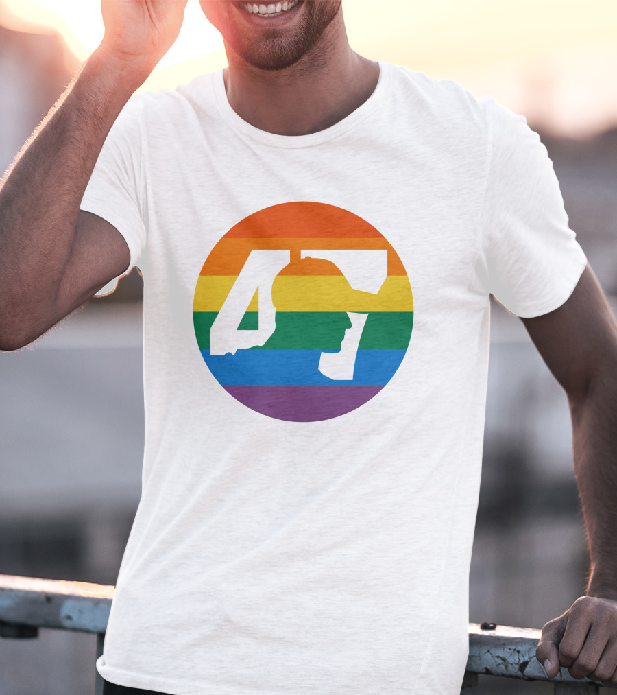 Mick Schumacher Rainbow Circle 47 Pride T-Shirt
