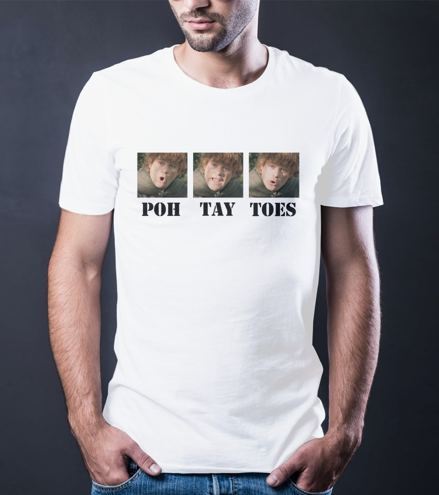POH TAY TOES Samwise Gamgee Lord Of The Rings T-Shirt