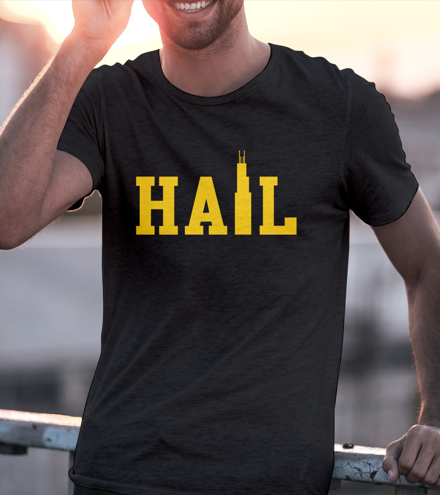 Jim Harbaugh Hail Skyline T-Shirt