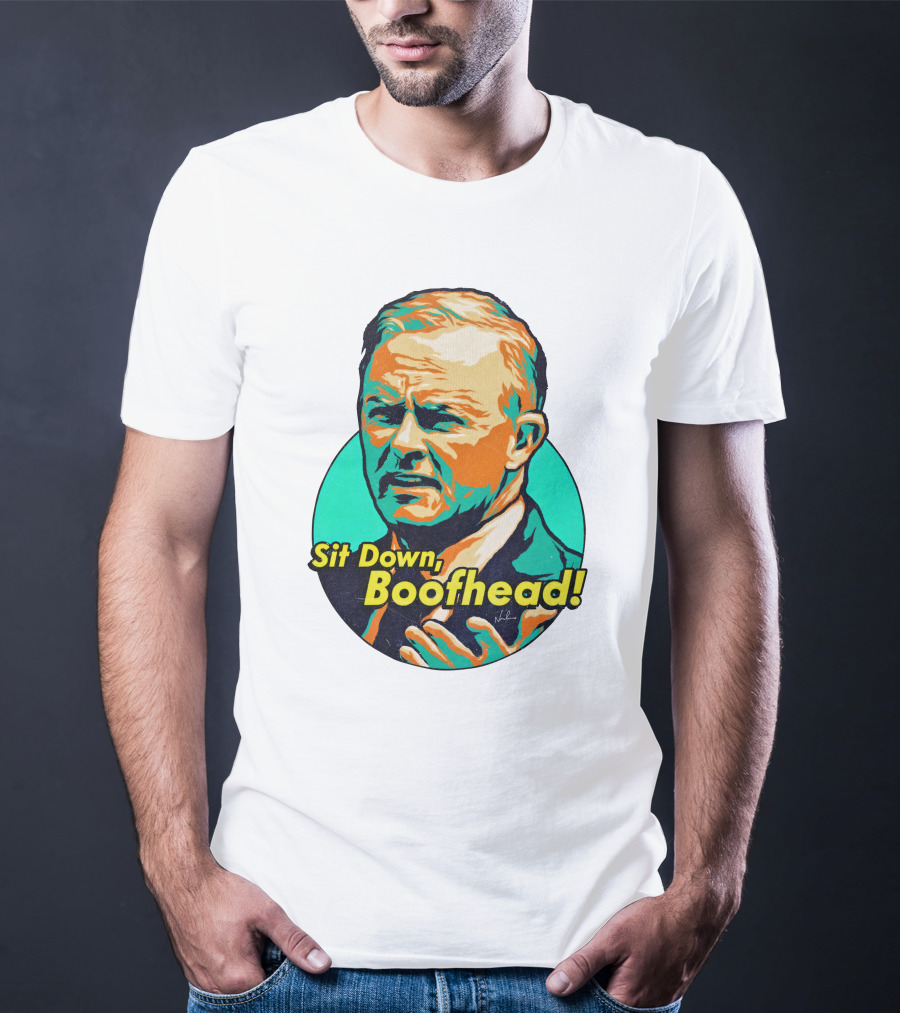 Sit Down Boofhead Scott Morrison Pop T-Shirt