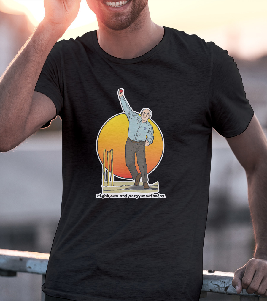 Right Arm And Very Unorthodox Bowling Stumps T-Shirt