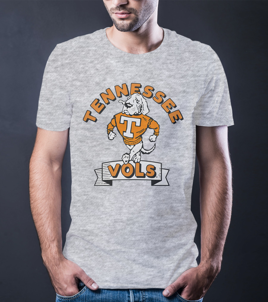 Chris Lofton Tennessee Vols Vintage Smokey Mascot Homefield T-Shirt