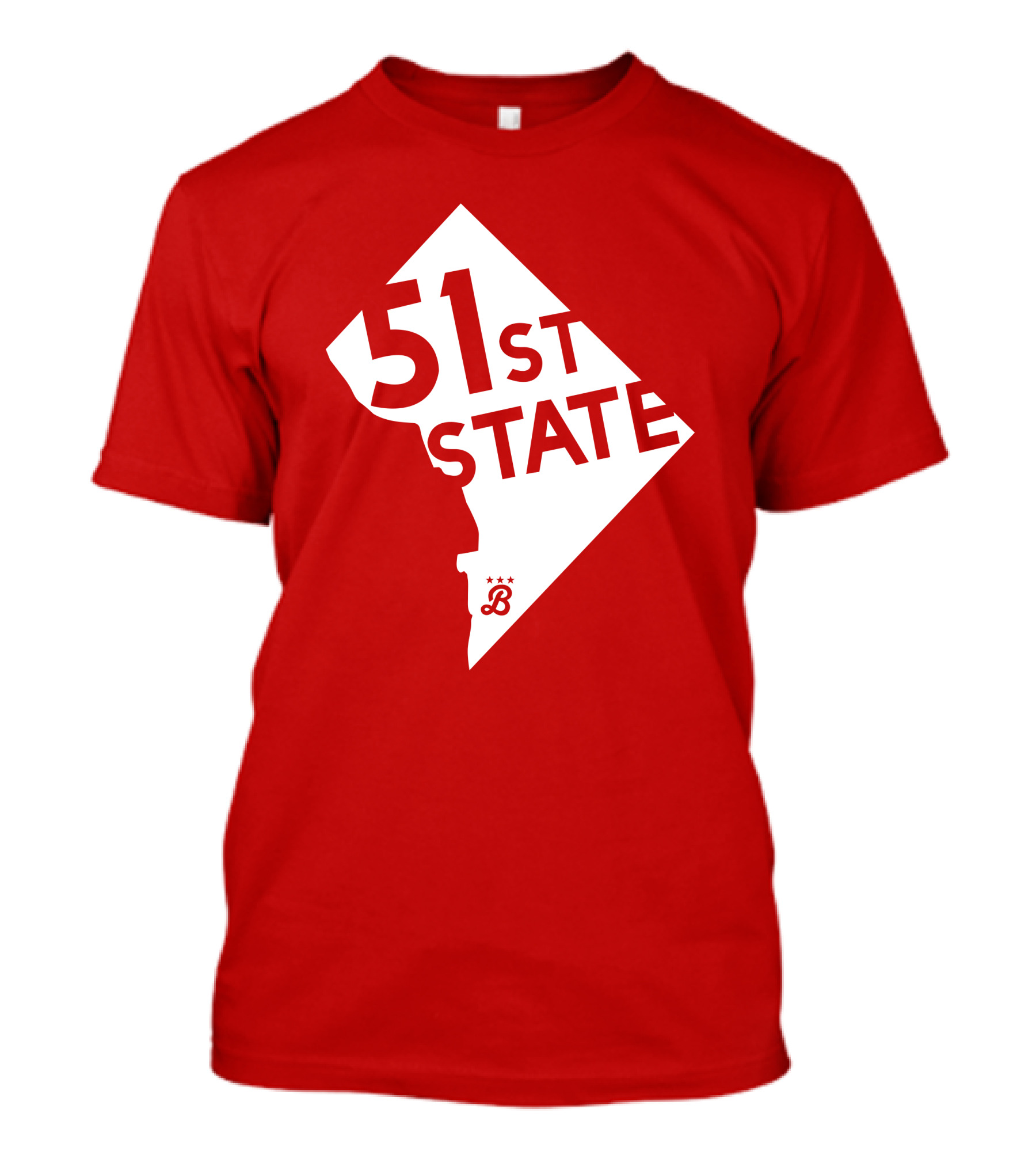 Juan Soto 51St State Wear Bailiwick Washington DC 51st State Outline T-Shirt