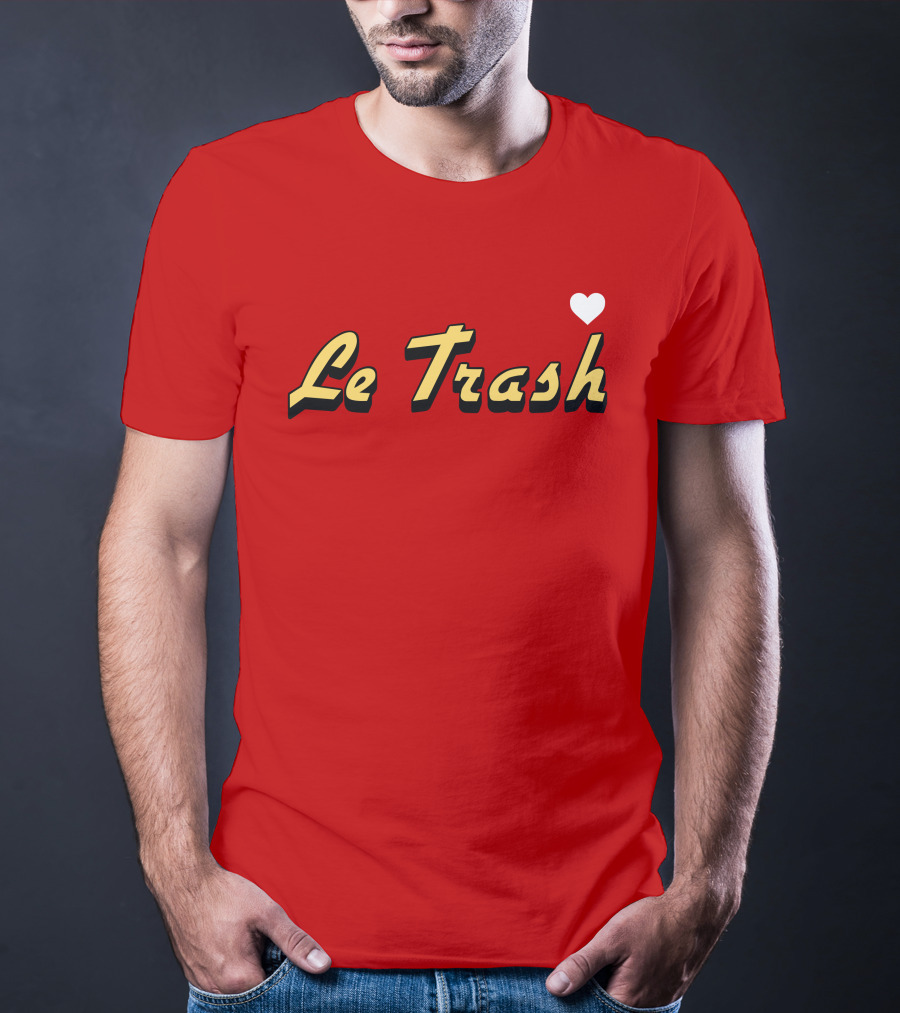 Le Trash Prime Video Fatin Jadmani Heart T-Shirt