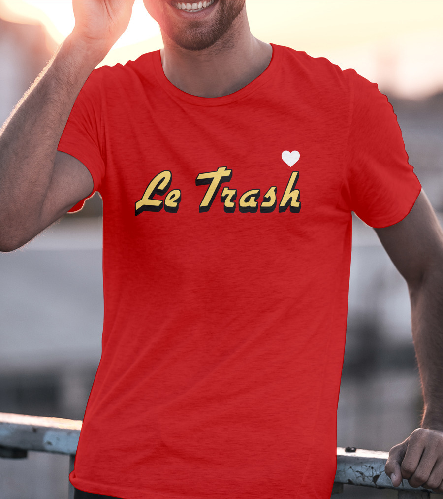 Le Trash Prime Video Fatin Jadmani Heart T-Shirt
