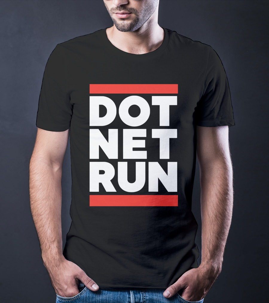 DOT NET RUN Scott Hanselman T-Shirt