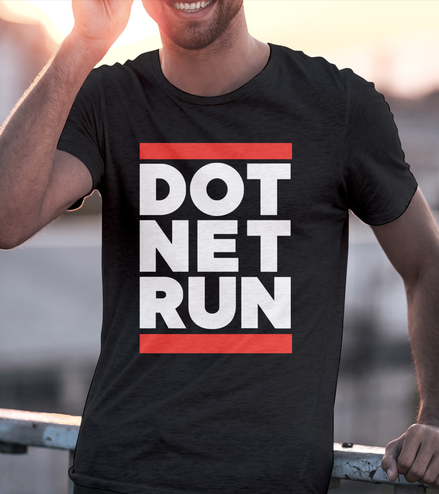 DOT NET RUN Scott Hanselman T-Shirt