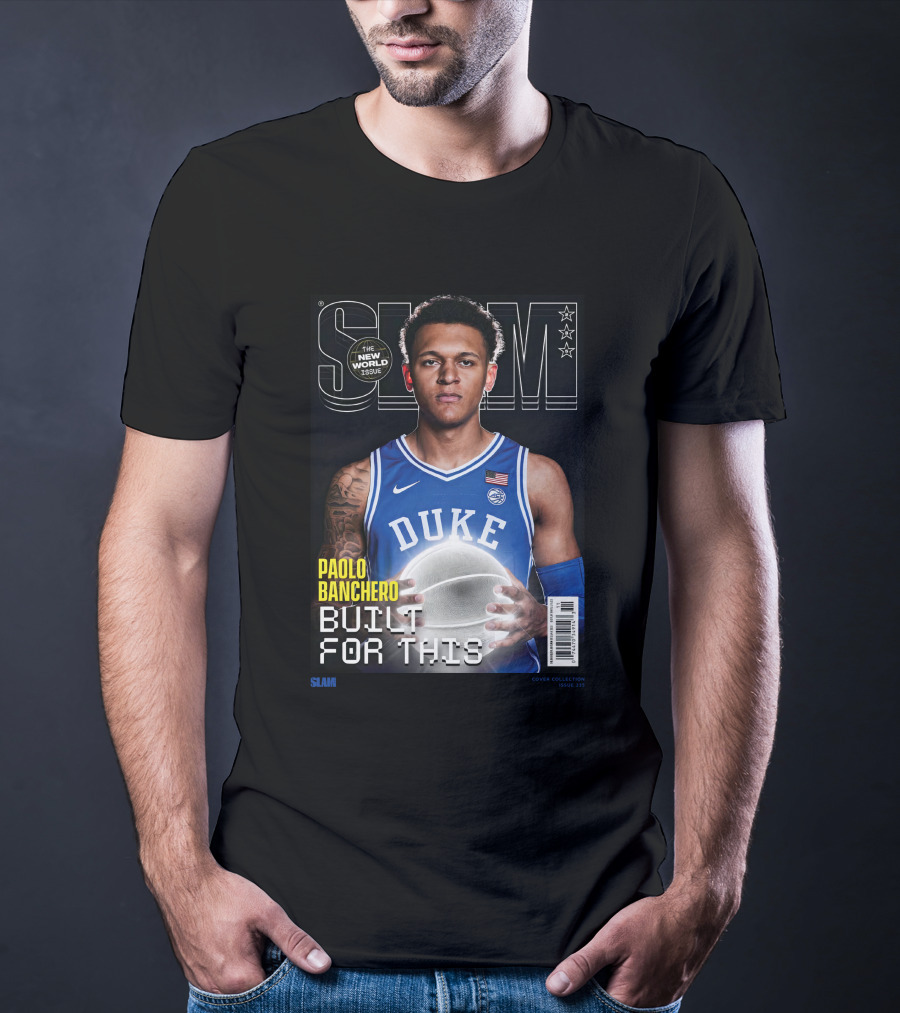 Slam Cover Paolo Banchero Duke Built For This New World Issue T-Shirt