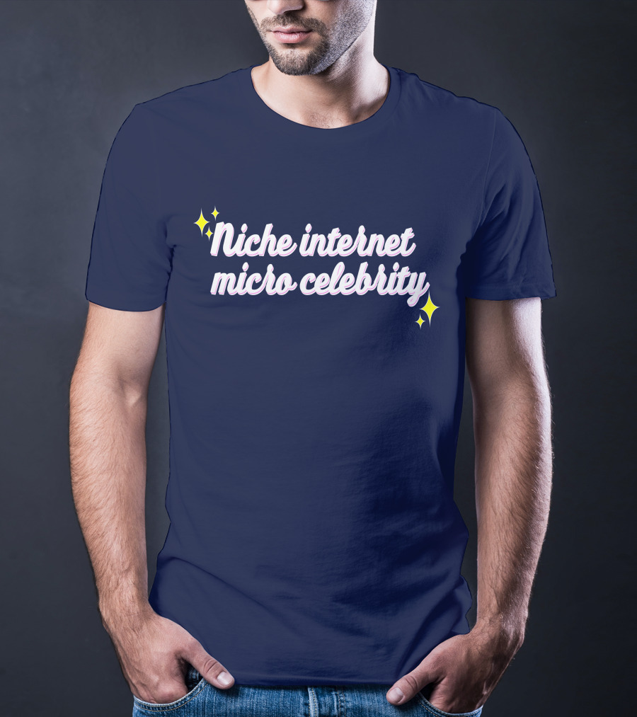 Niche Internet Micro Celebrity Srishtigargg Sparkling Text T-Shirt