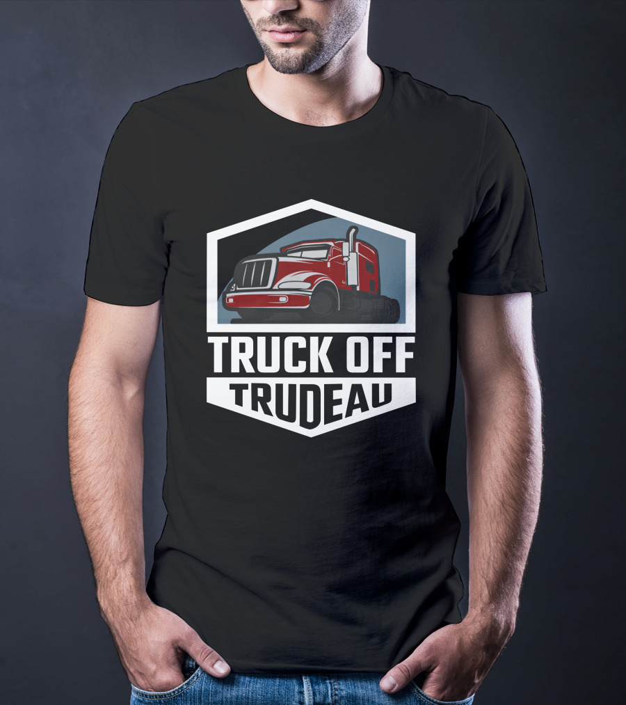 Truck Off Trudeau Red Truck Rebel News Store T-Shirt