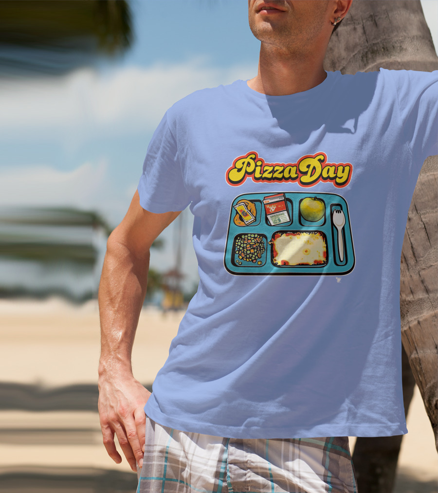 Super 70s Sports Store S7s Pizza Day Lunch Tray T-Shirt
