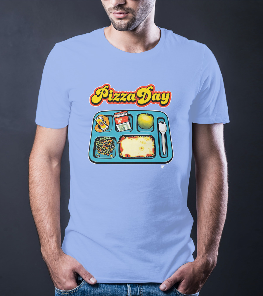 Super 70s Sports Store S7s Pizza Day Lunch Tray T-Shirt
