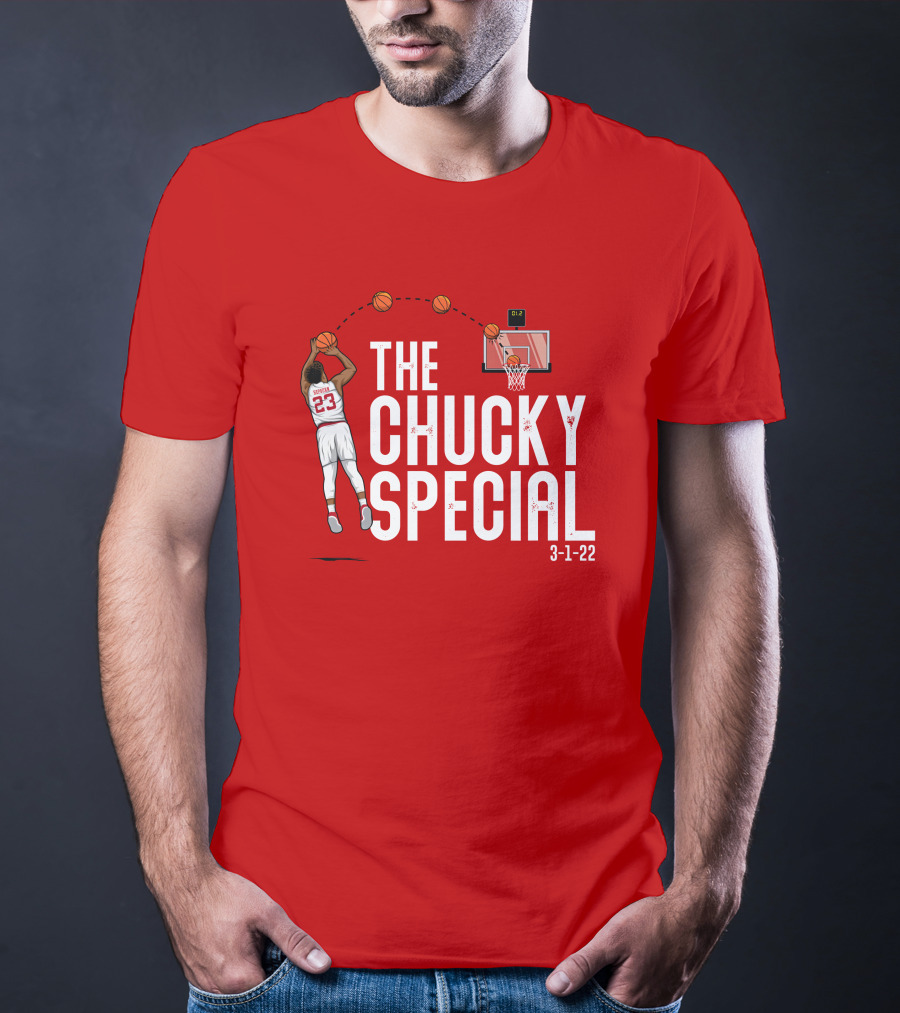 Chucky Hepburn The Chucky Special Basketball Shot 3-1-22 The Players Trunk Merch T-Shirt