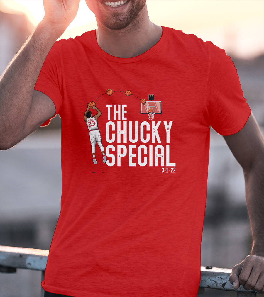 Chucky Hepburn The Chucky Special Basketball Shot 3-1-22 The Players Trunk Merch T-Shirt
