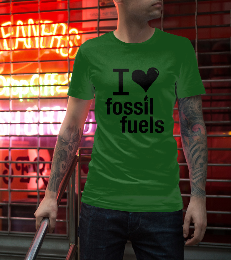 Alex Epstein UFC272 I Love Fossil Fuels Iconic Heart T-Shirt