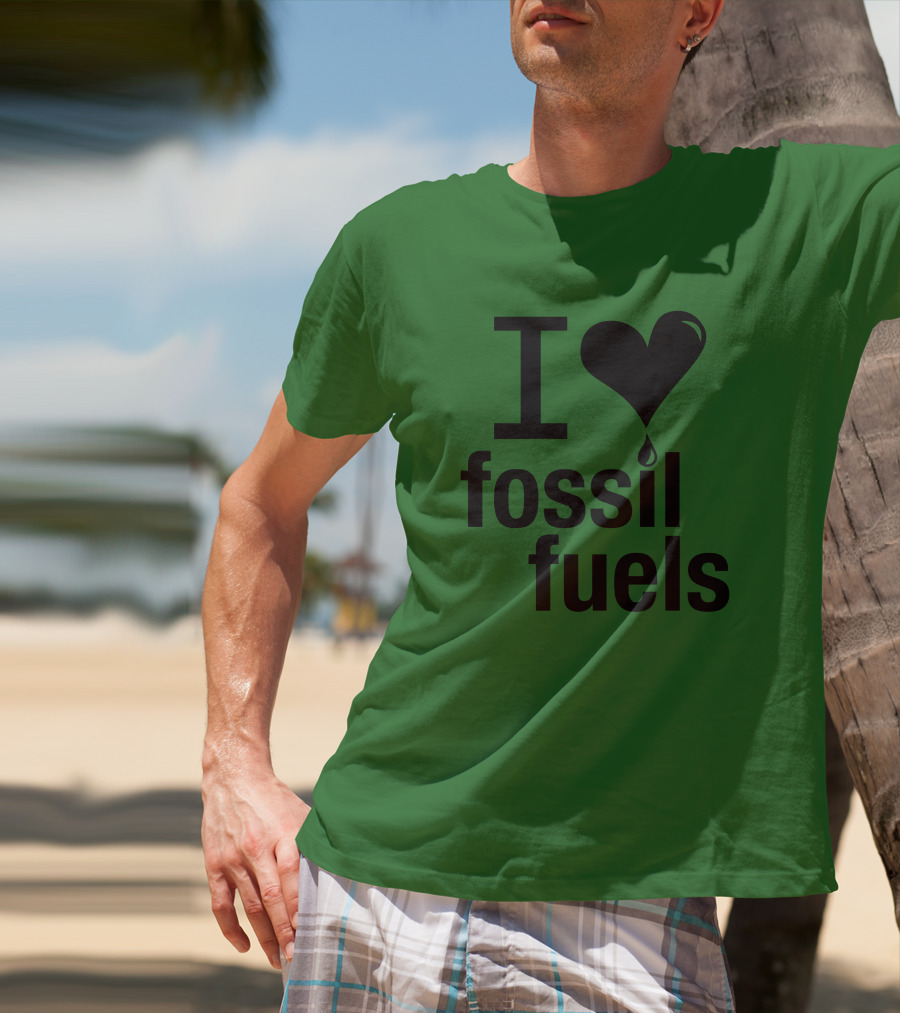 Alex Epstein UFC272 I Love Fossil Fuels Iconic Heart T-Shirt