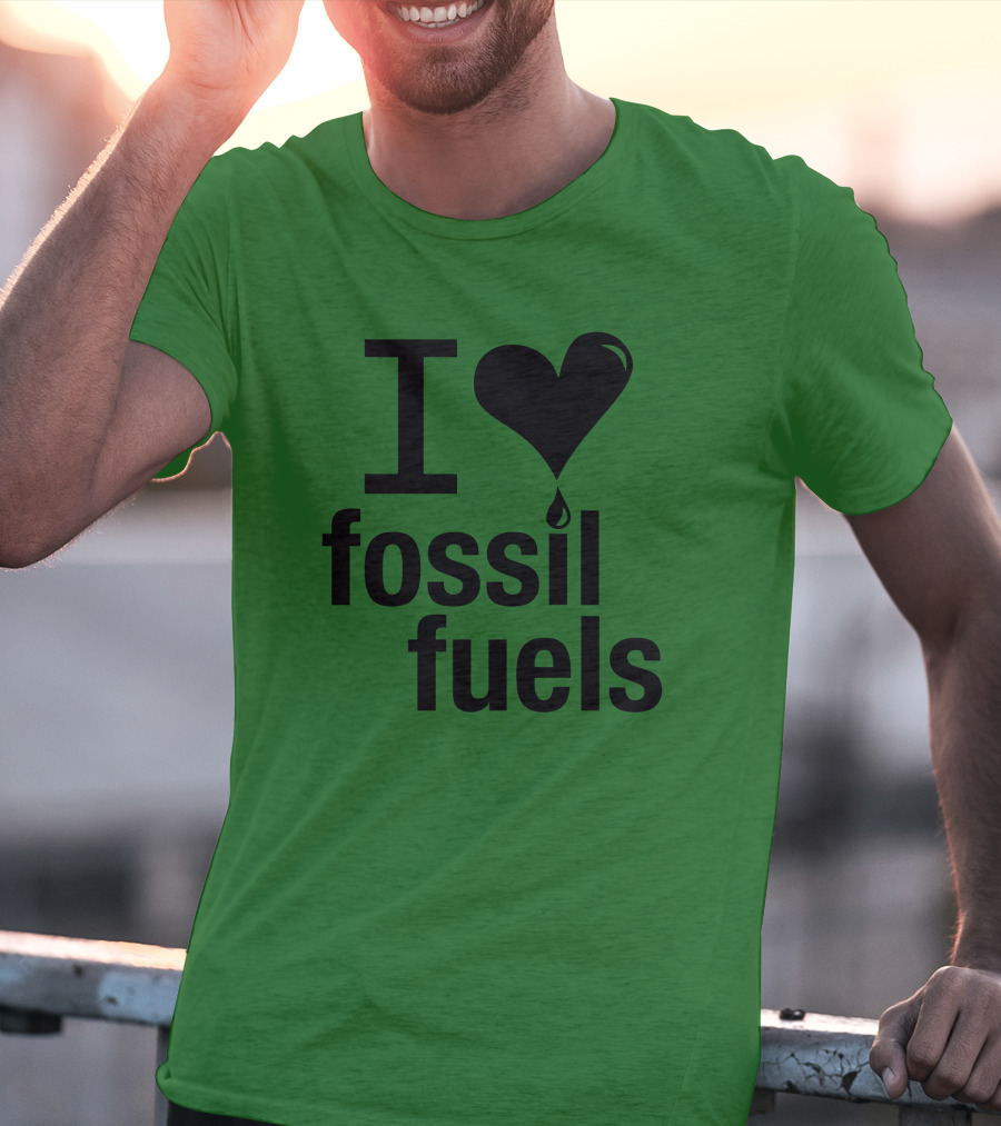 Alex Epstein UFC272 I Love Fossil Fuels Iconic Heart T-Shirt