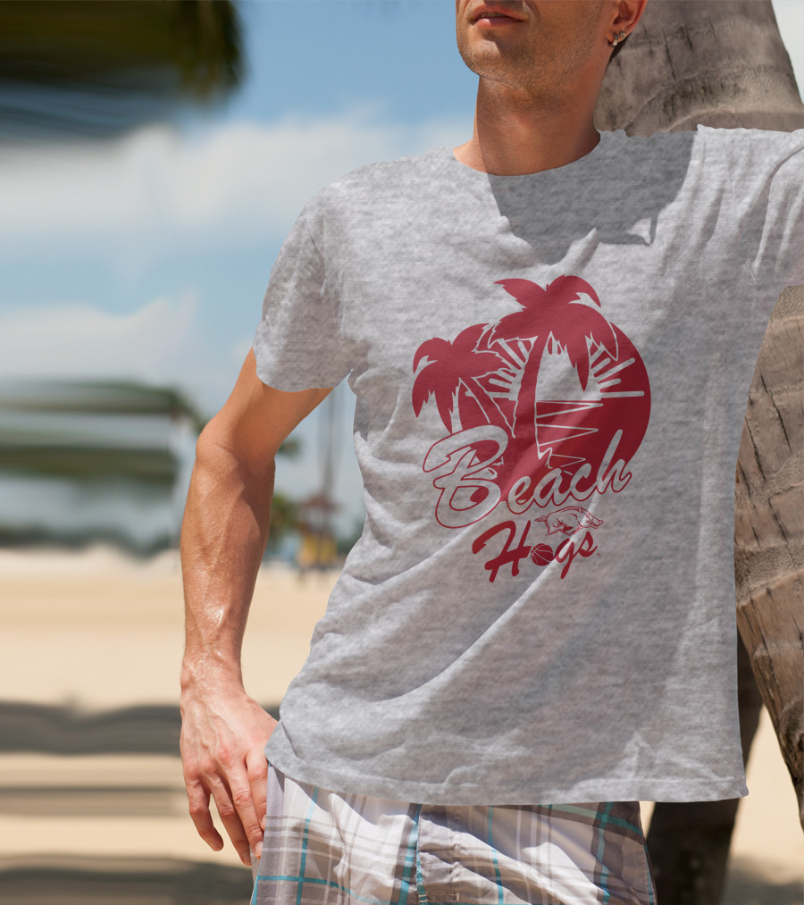 Eric Musselman Beach Hogs Arkansas Razorback Tampa T-Shirt