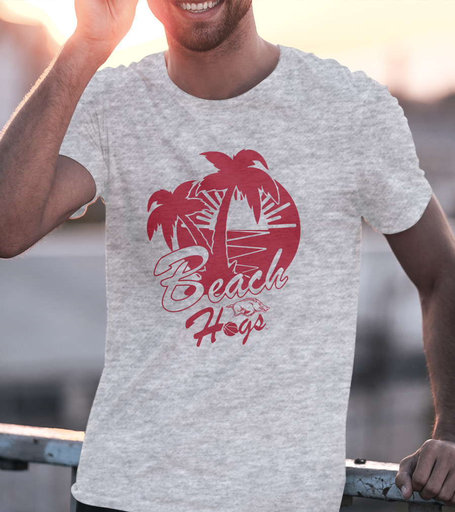 Eric Musselman Beach Hogs Arkansas Razorback Tampa T-Shirt