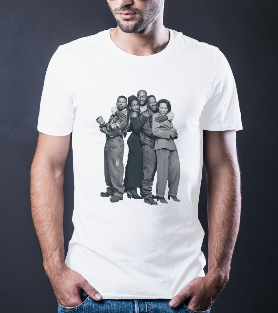 Martin Lawrence The Squad Is Everything Squad Goals Iconic Group Photo T-Shirt