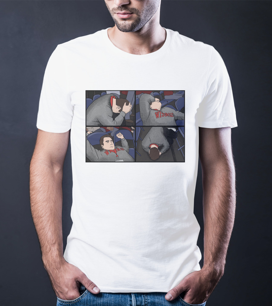 Meltdown Wisconsin Fan Pardon My Take Hank Lockwood T-Shirt