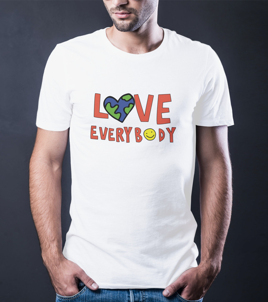 Love Everybody Heart Earth Smile Marquez Valdes-Scantling Chnge Merch T-Shirt