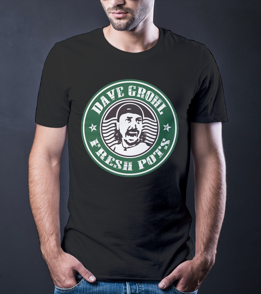 Dave Grohl Fresh Pots Coffee T-Shirt