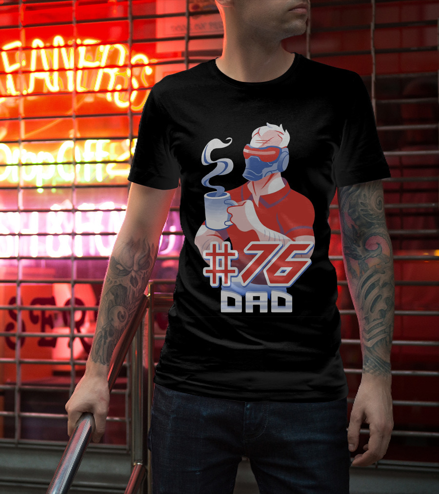 Soldier76 #76 Dad Coffee Mug Gaming T-Shirt