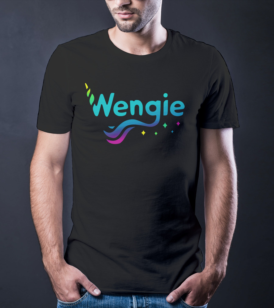 Wengie Unicorn Rainbow Aesthetic Fashionable Adolescent Children T-Shirt