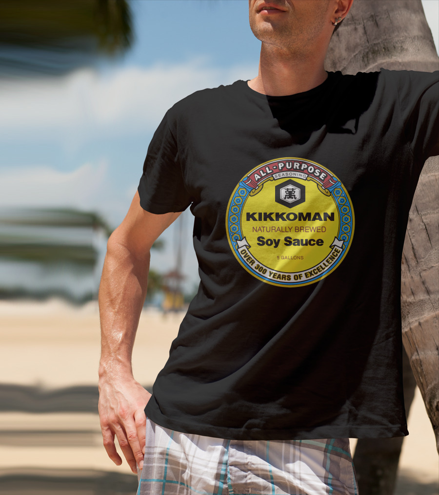 All Purpose Kikkoman Naturally Brewed Soy Sauce Over 300 Years Of Excellence T-Shirt