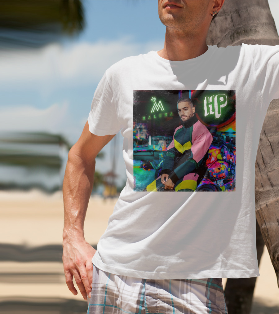 HP Maluma Neon Style Bright Colors T-Shirt