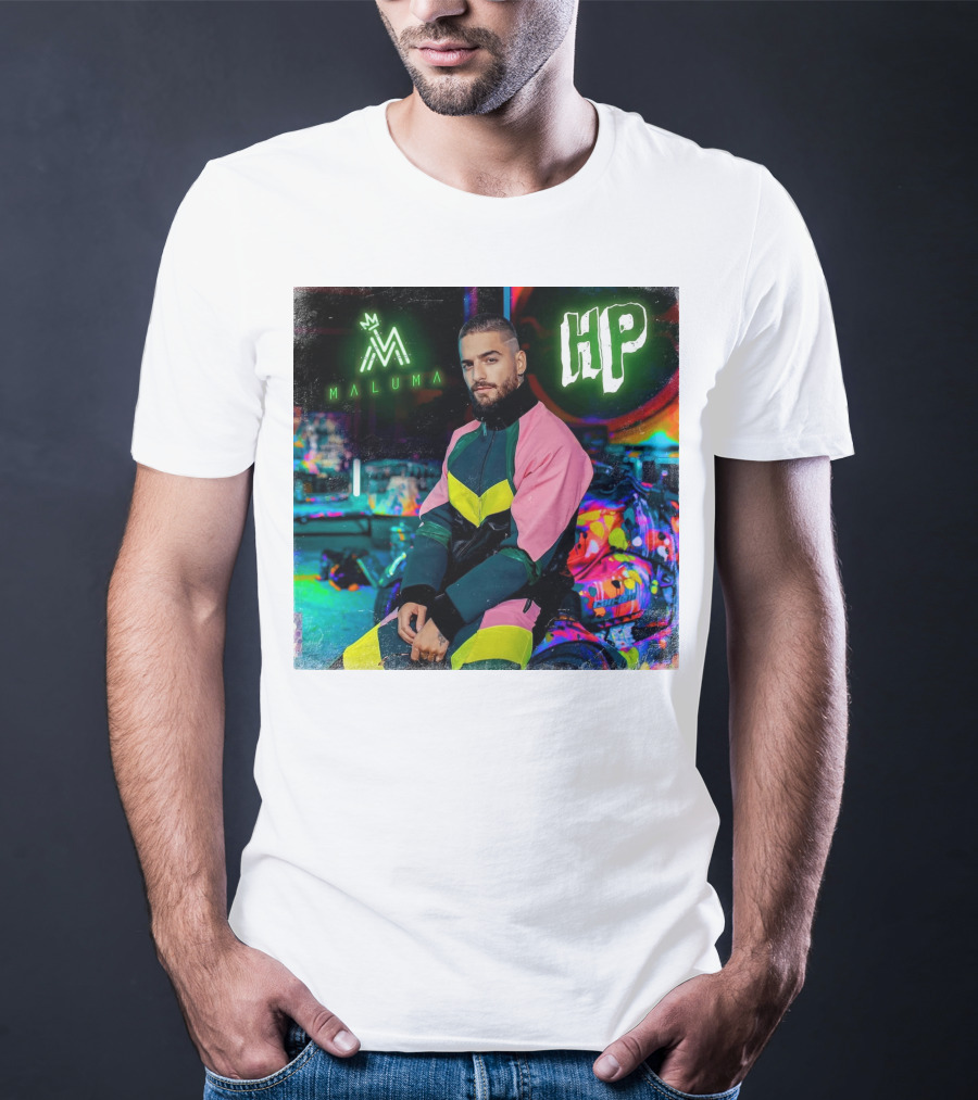 HP Maluma Neon Style Bright Colors T-Shirt