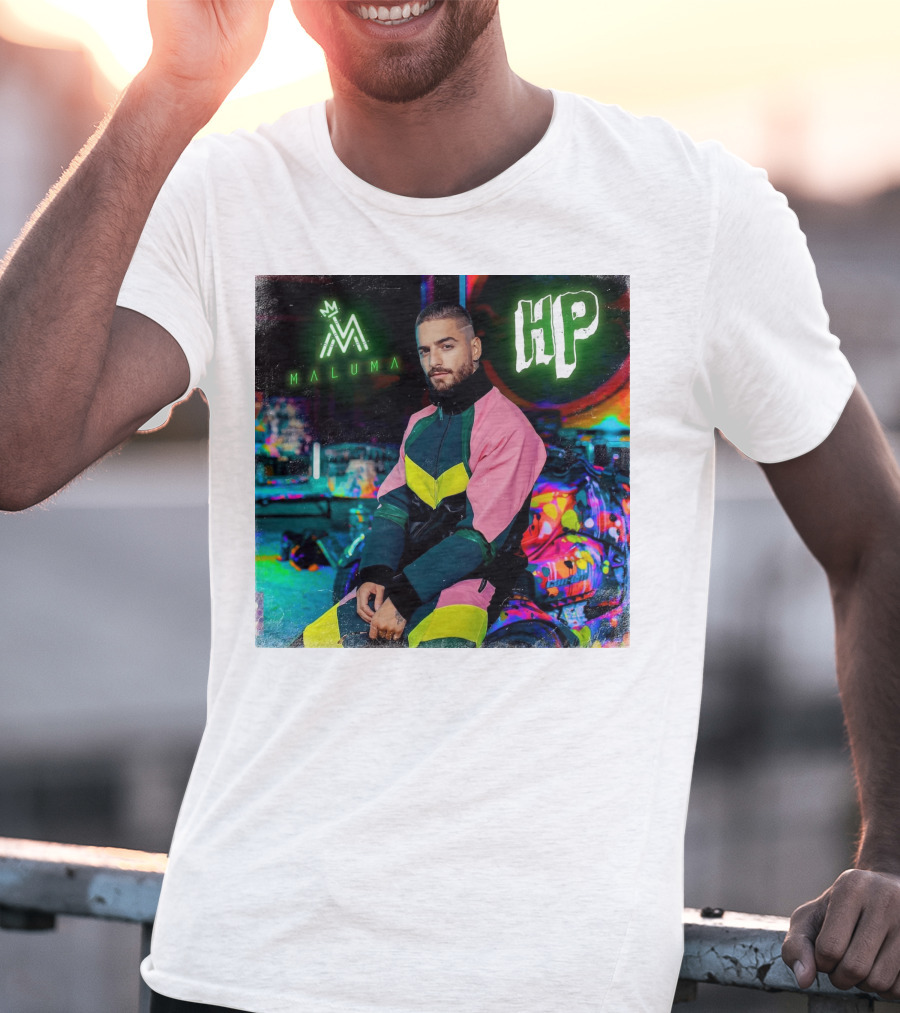 HP Maluma Neon Style Bright Colors T-Shirt