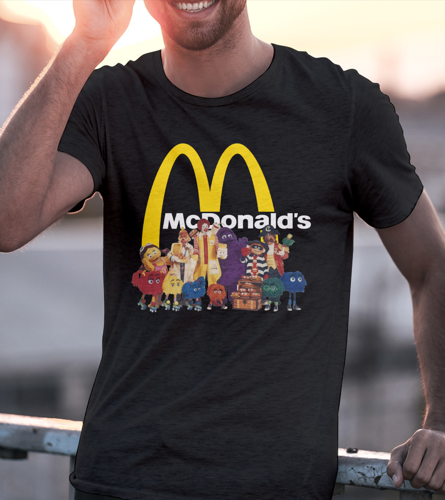 McDonald's Classic Characters Friends Group T-Shirt