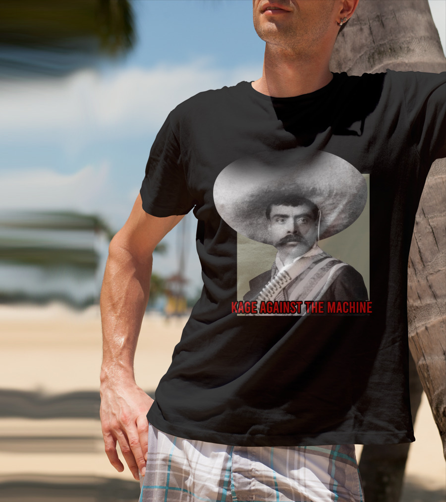 Kage Against The Machine Emiliano Zapata Giant Concert T-Shirt