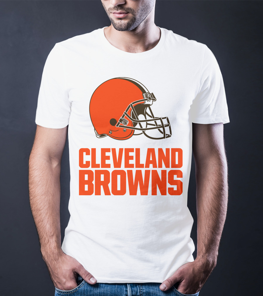 Cleveland Browns Football Team Helmet T-Shirt