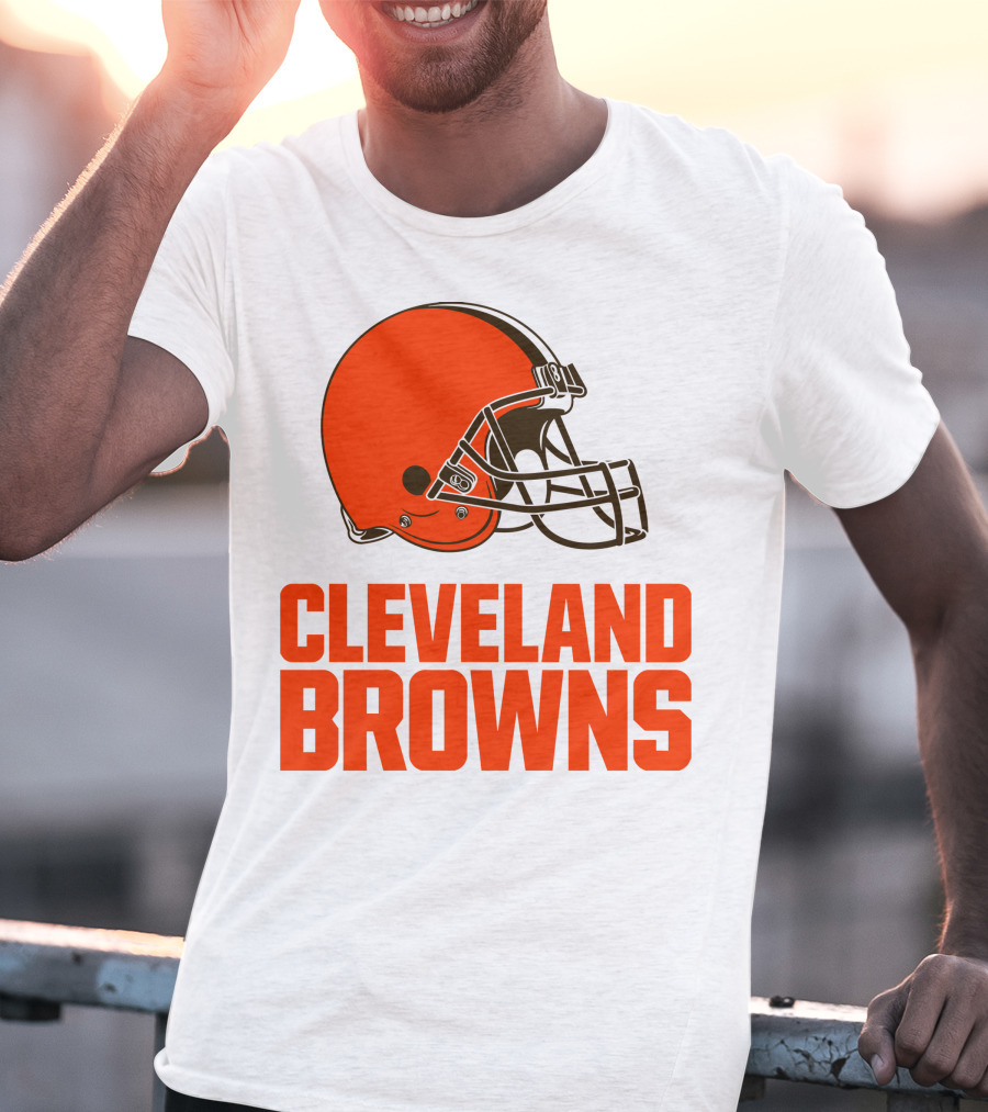 Cleveland Browns Football Team Helmet T-Shirt