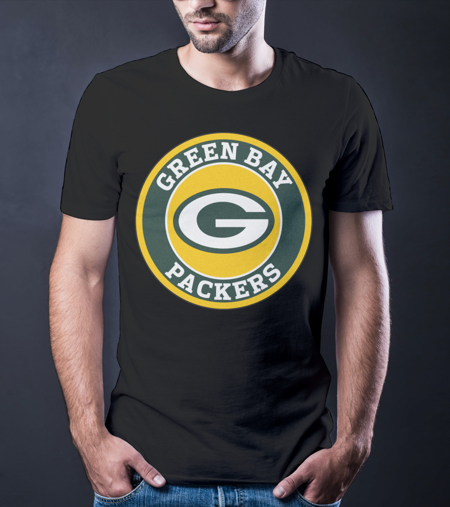 Green Bay Packers Football Team Circle T-Shirt