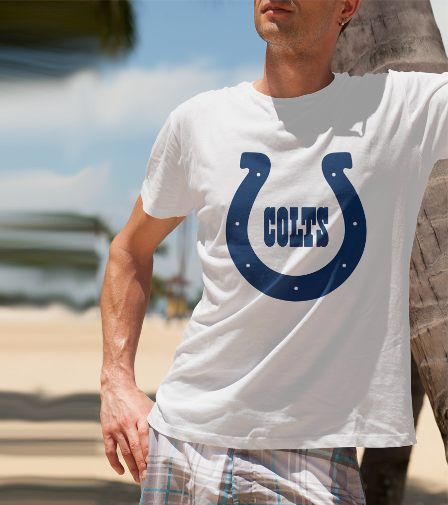 Indianapolis Colts Colts Horseshoe Logo Football Team T-Shirt