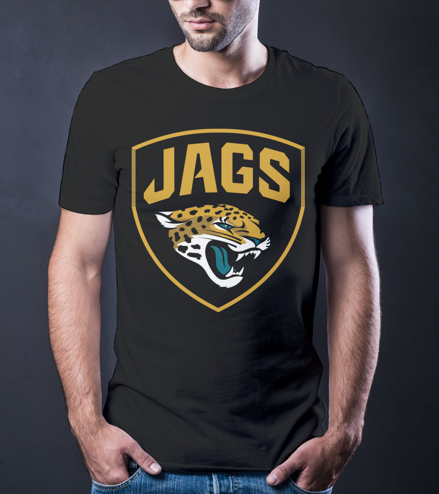 Jags Jacksonville Jaguars Logo Football Team T-Shirt