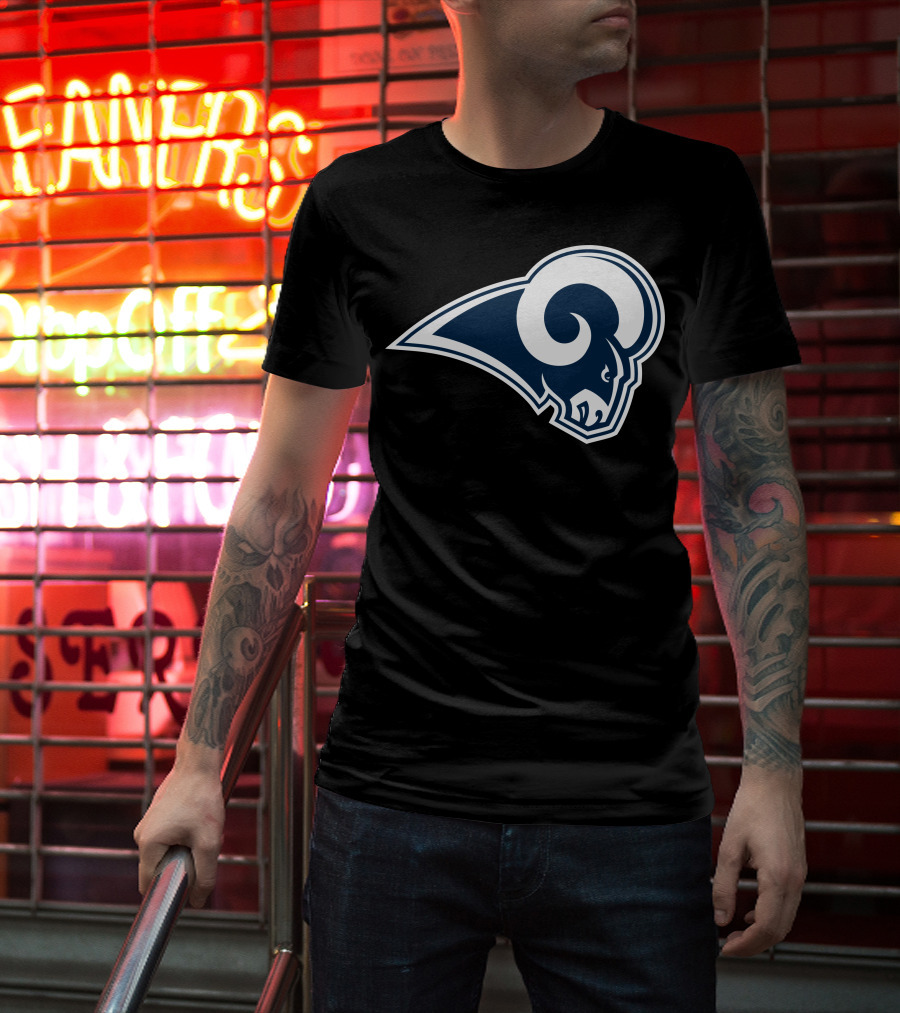 Los Angeles Rams Football Team Logo Sports T-Shirt