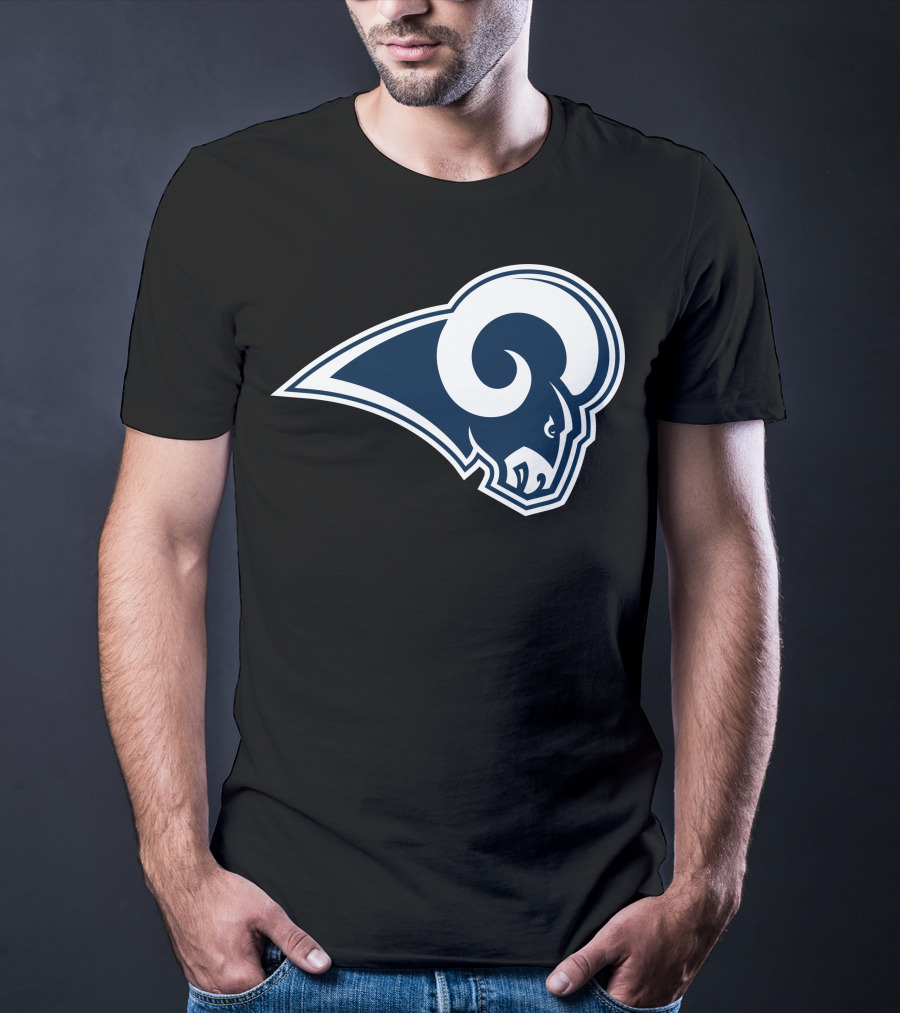 Los Angeles Rams Football Team Logo Sports T-Shirt