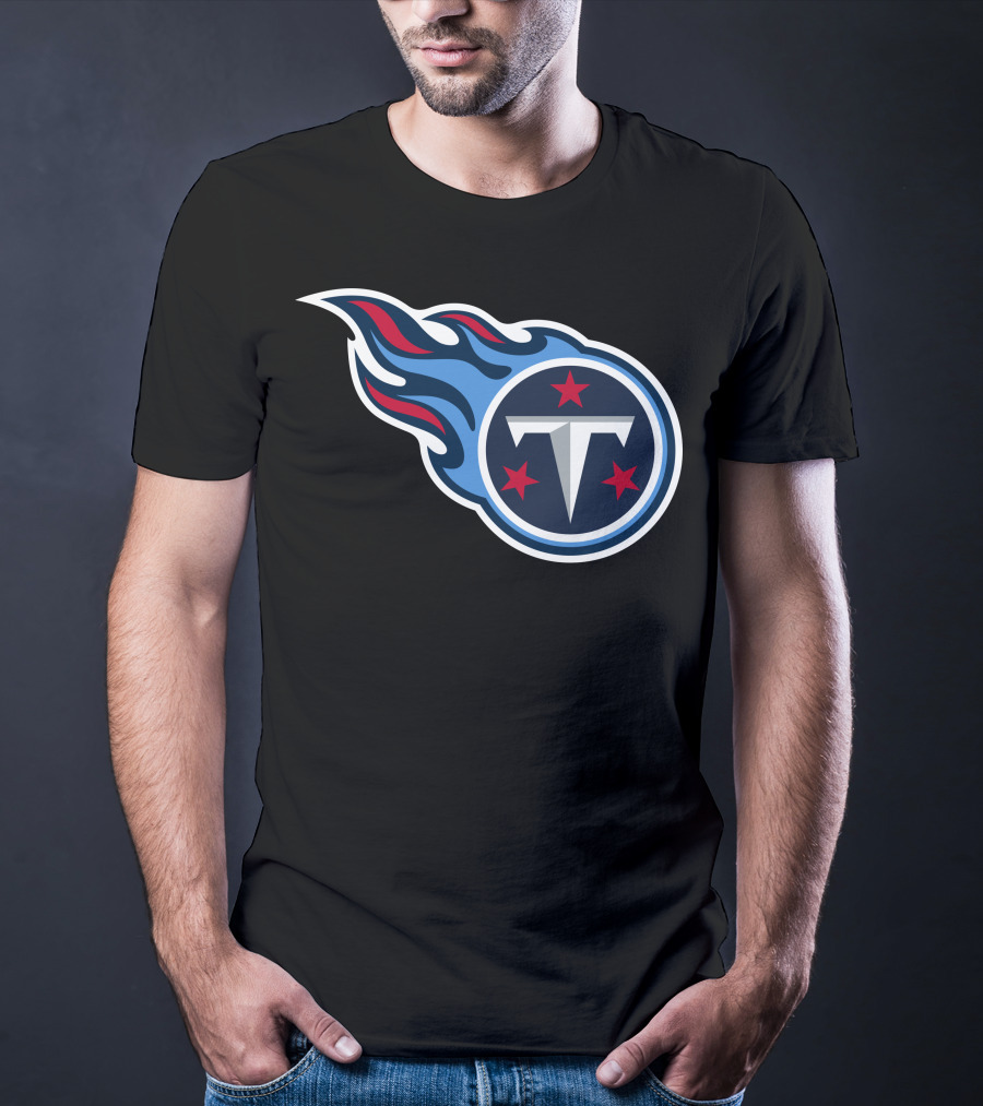 Tennessee Titans Football Team Symbol With Iconic T-Shirt